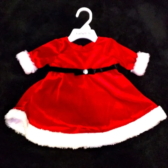 white christmas dresses Organic Waffle Knotted Gown, Christmas Lights – SpearmintLOVE main image 0